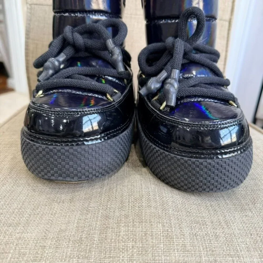 Jog Dog Gstaad Waterproof Snow Boots – Blue Holographic (36-37)